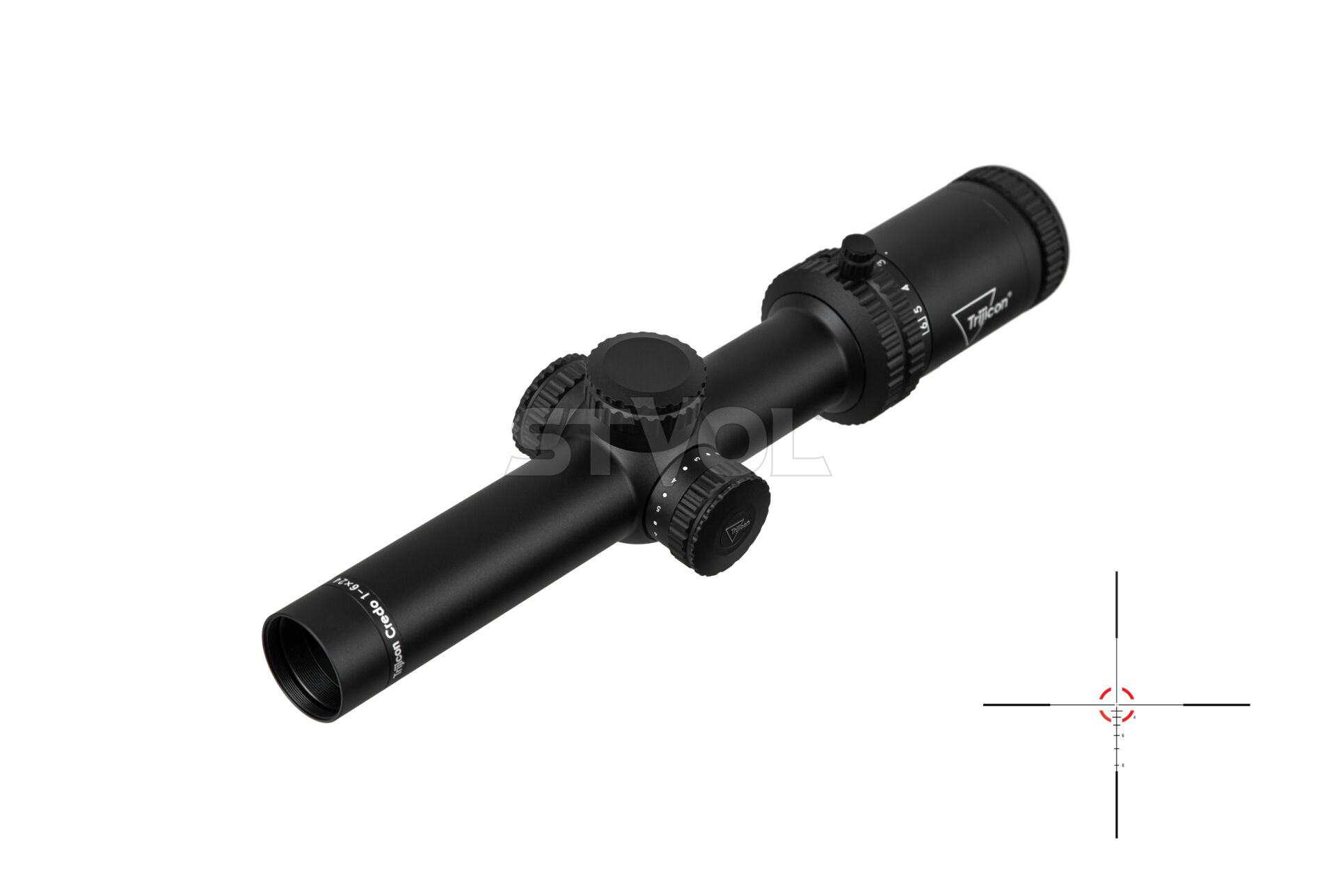 Приціл оптичний TRIJICON Credo 1-6x24 (30 мм) illum. 55gr .223 SFP