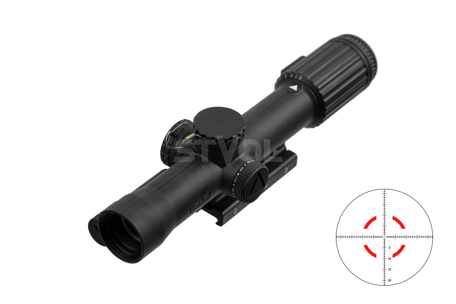 Прицел оптический TRIJICON VCOG 1-8x28 illum. Red MRAD Crosshair