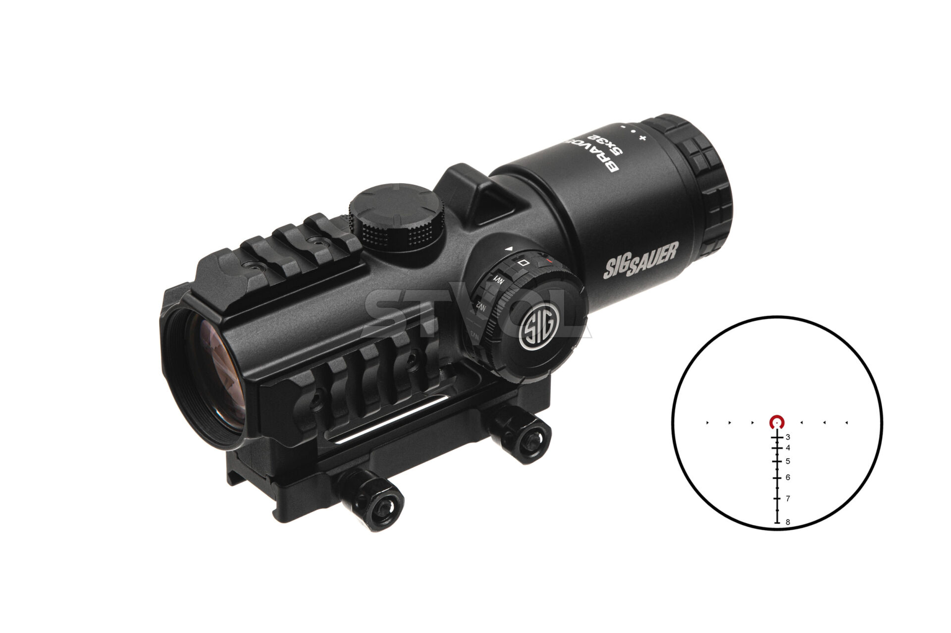 ◆プラスチックリトル SVWB-7042 Прицел призматический Sig Optics BRAVO5 BATTLE SIGHT, 5X32MM
