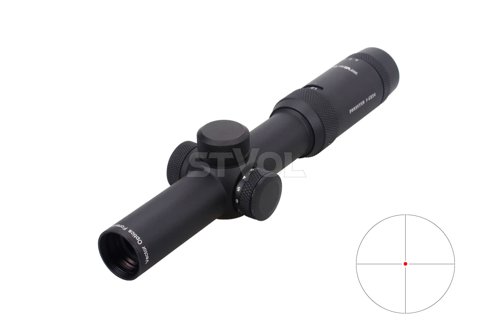 Прицел оптический Vector Optics Forester 1-5x24 (30mm) illum. SFP