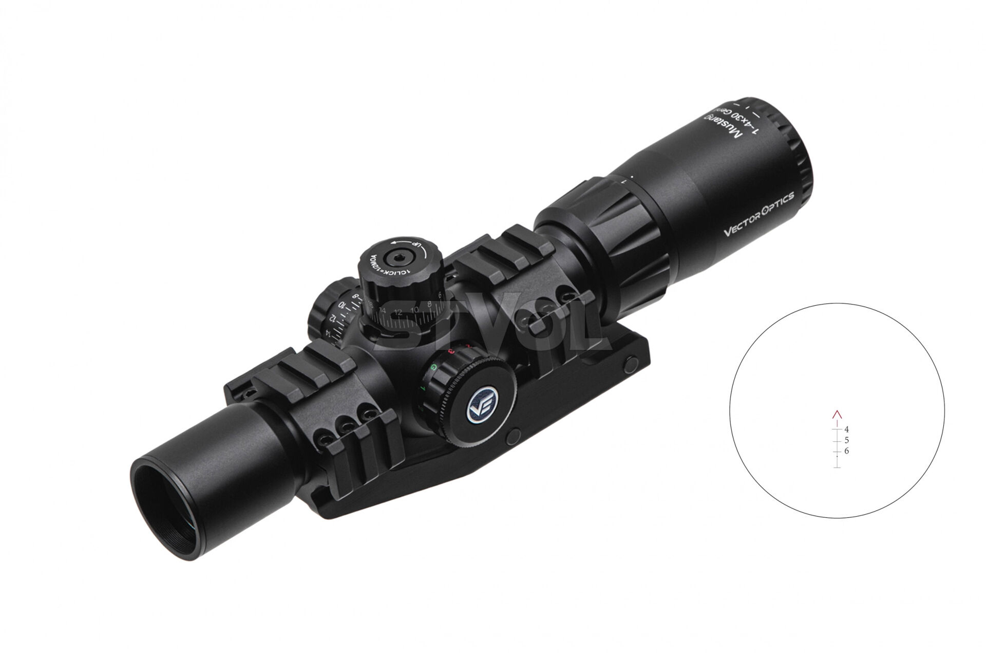 Прицел оптический Vector Optics MUSTANG GENII 1-4X30 (30 мм) Illum