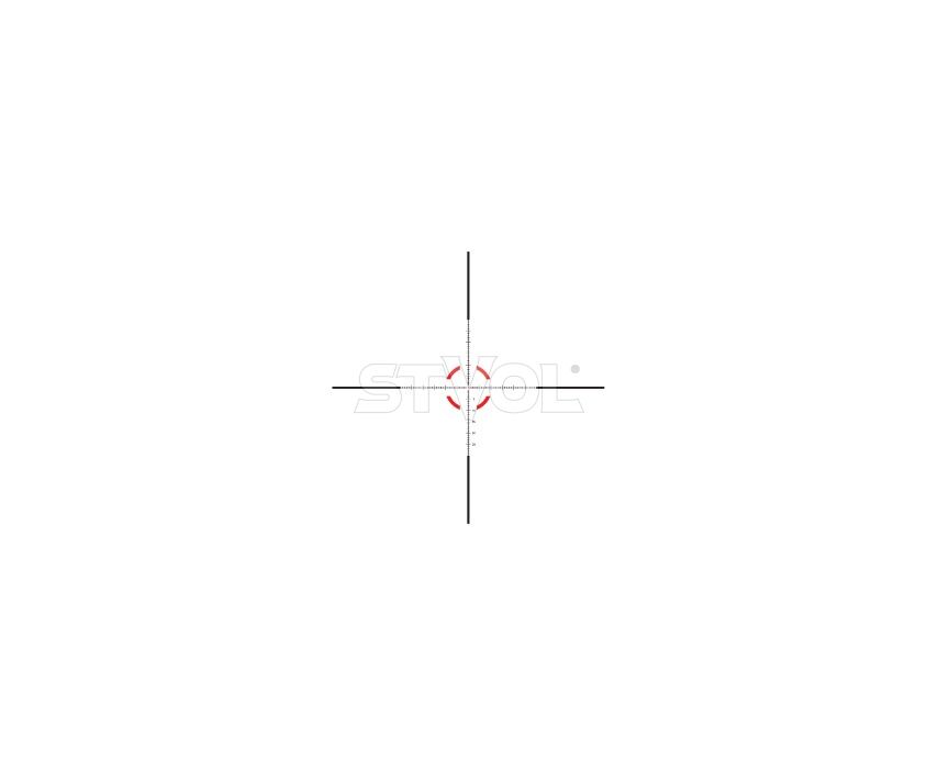 Приціл оптичний TRIJICON Credo 1-6x24 (30 мм) illum. MRAD Segmented Circle FFP Red фото 2