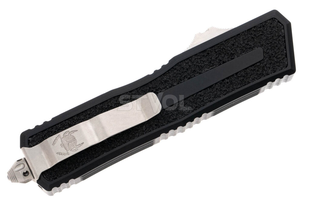 Ніж Microtech Scarab II Gen III D/E-S, stonewash, чорний фото 4