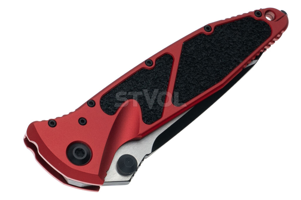Нож Microtech Socom Elite T/E-M, tanto, черный, черно-красная рукоять Фото 4