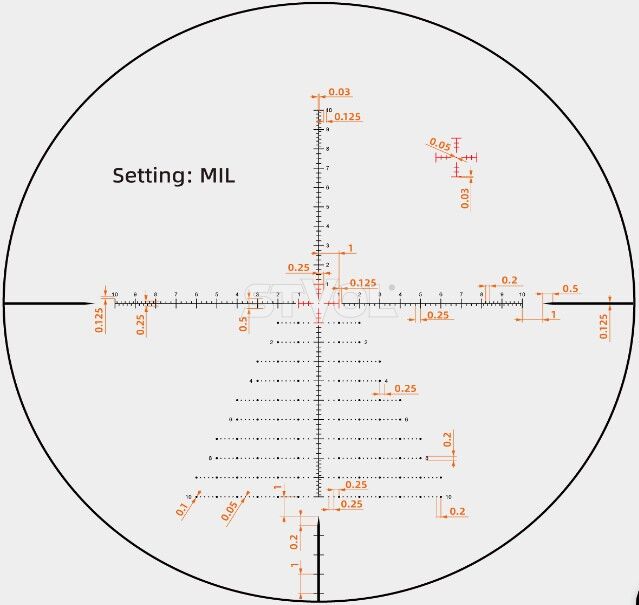 Приціл оптичний Vector Optics Tauron 5-25x56 (34 мм) HD FFP illum. VTA-8 MIL PRS фото 3