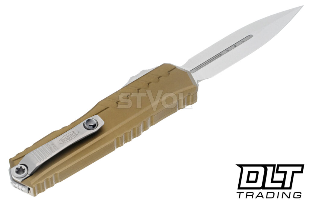 Ніж Microtech Cypher II D/E OTF, Apoc, руків'я tan фото 2