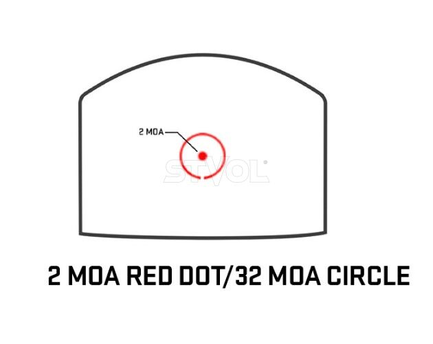 Приціл коліматорний Sig Optics ROMEO-X PRO FOOTPRINT, OPEN, 2 MOA DOT&32 MOA CIRCLE, BLACK фото 2