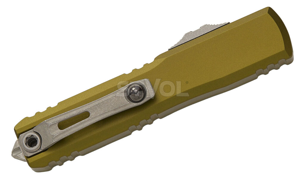 Ніж Microtech Ultratech Gen IV OTF полусеррейтор S/E Apoc OD Green фото 4