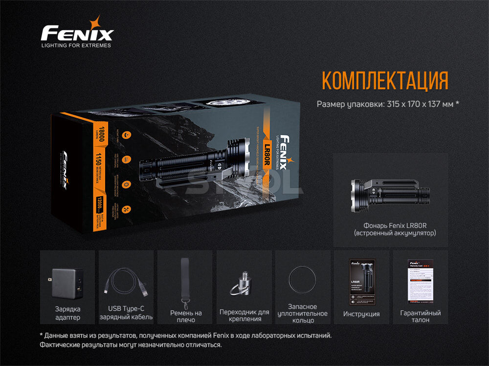 LR80R Ліхтар ручний Fenix LR80R Фото 7