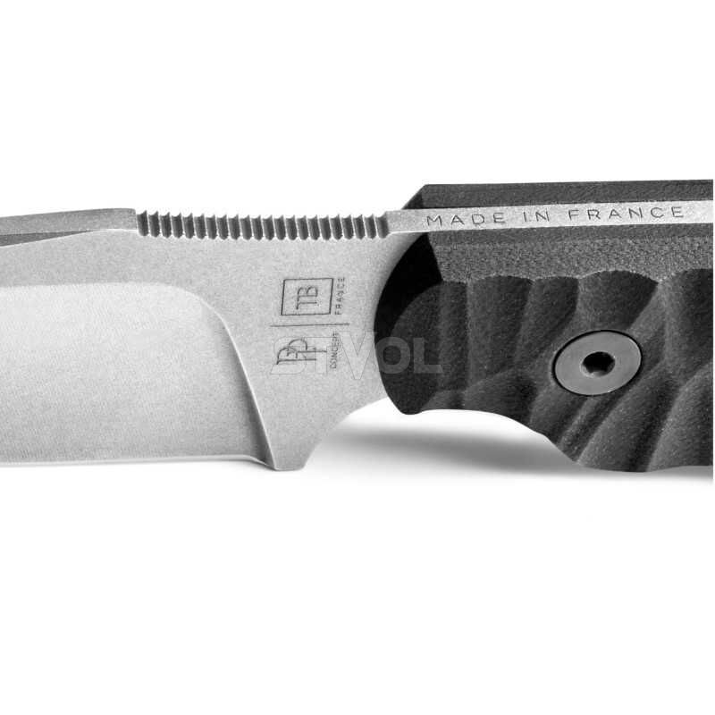 Нож Tb Outdoor "Commandeur", Alenox, G10, чёрный, кайдексные ножны Фото 3