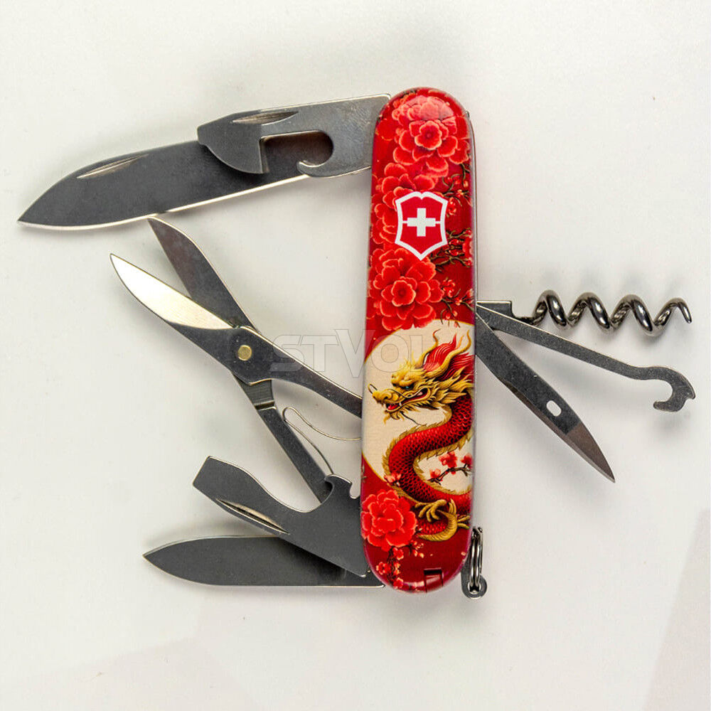 Ніж Victorinox Swiss Army Climber Zodiac Китайський червоний дракон фото 3