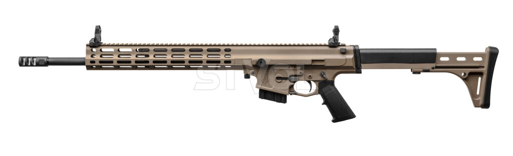 Карабін нарізний Robinson XCR-L 223REM 18,6" Gas Piston 1:7 Heavy M-Lok FDE фото 9