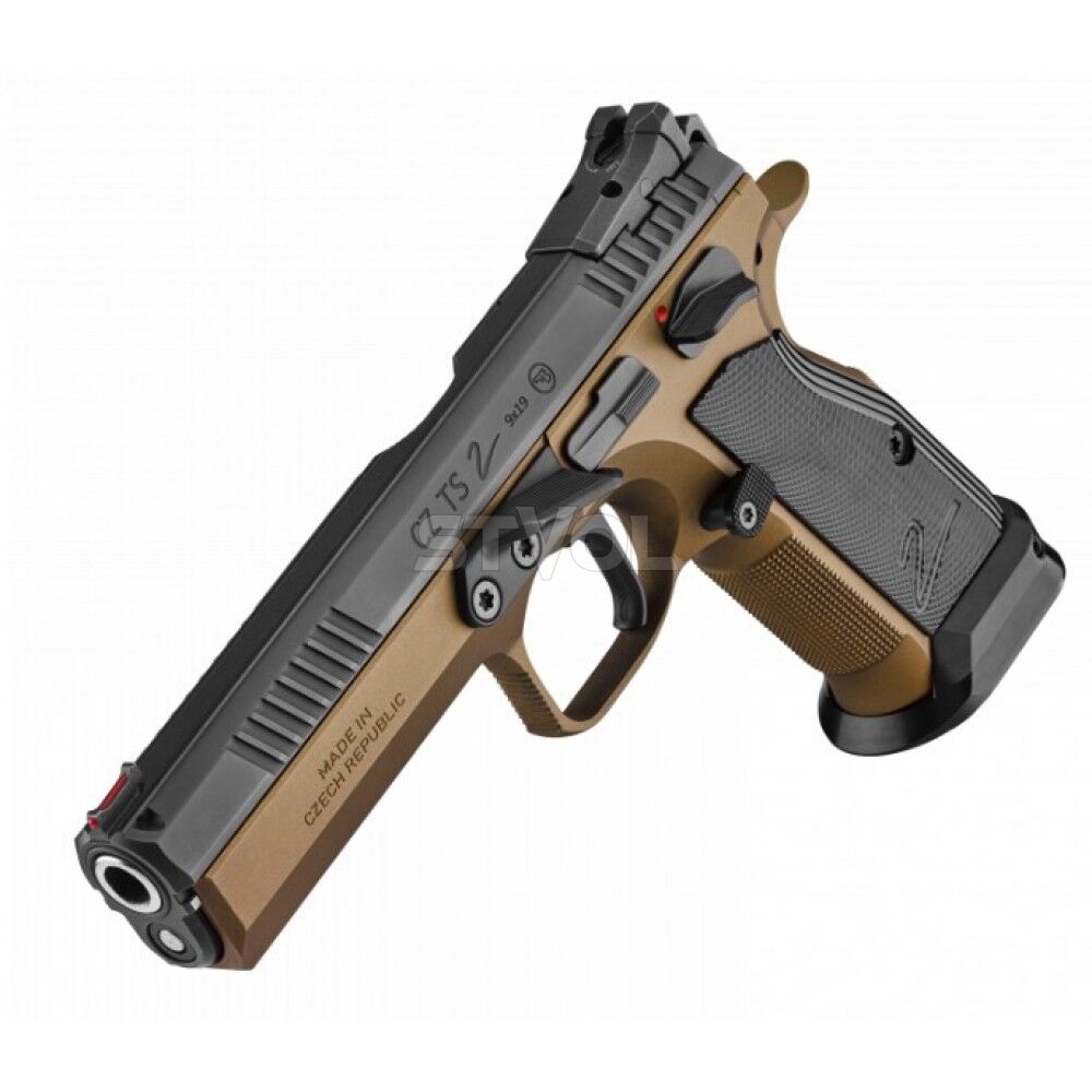 Пістолет спортивний CZ TS 2, DEEP BRONZE 9x19 20rd Пластиковий кейс фото 3