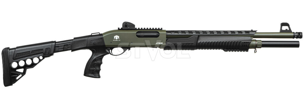 ATROX Tactic Plus Khaki Telescopic Stock 12/47 см Рушниця гладкоствольна Huglu 7+1 фото