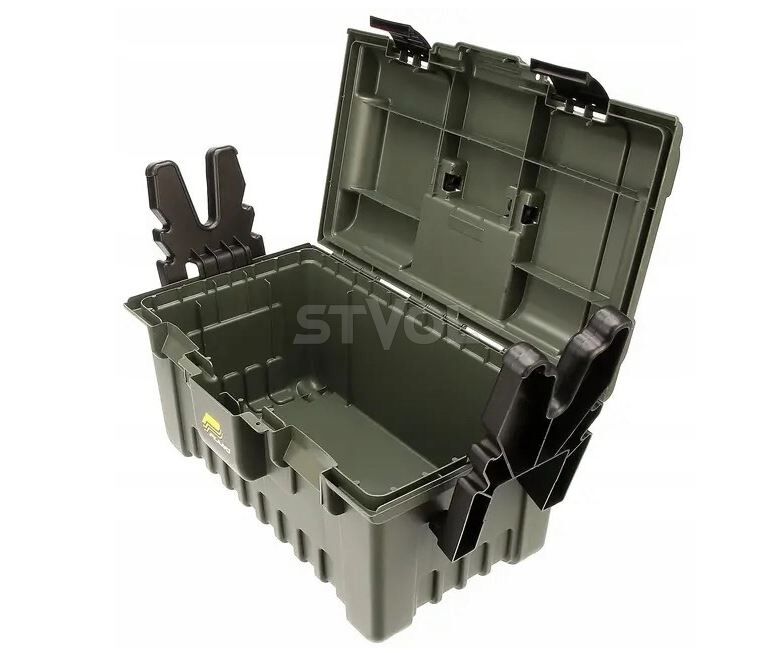 178100 Ящик Plano Shooters Case XL, з підставкою для зброї, зелений фото 5