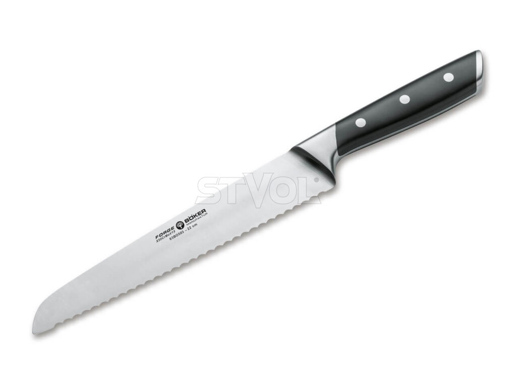 Кований кухонний ніж для хліба Boker Forge Brotmesser фото
