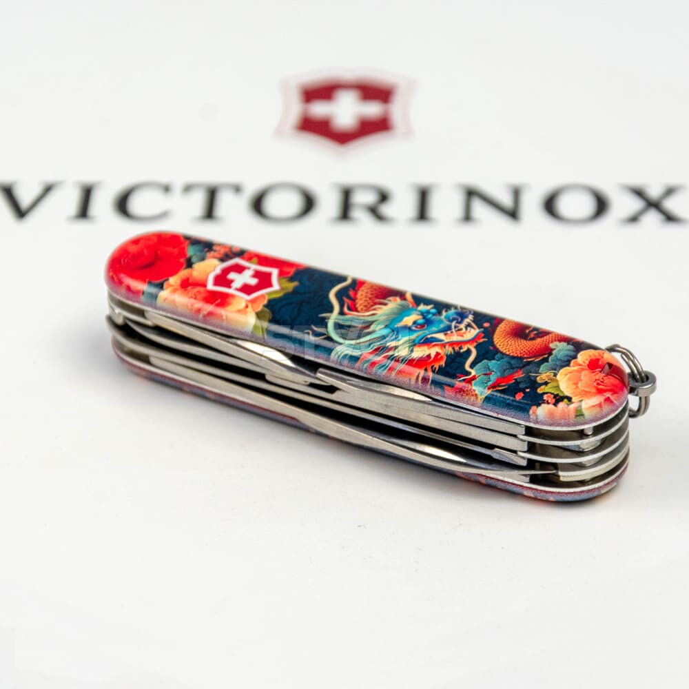 Нож Victorinox Swiss Army Huntsman Zodiac Китайский дракон Фото 5