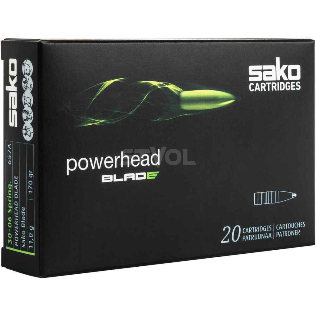 Патроны нарезные Sako Powerhead Blade 30-06 Springfield 170Gr (11,02 г)