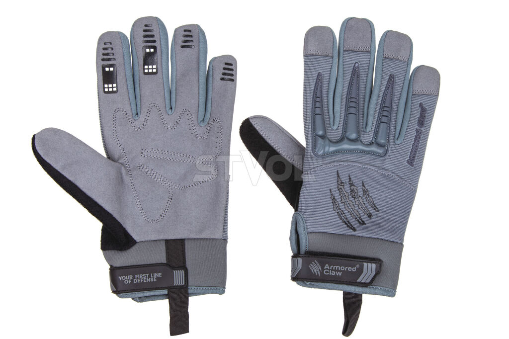 Перчатки тактические Armored Claw BattleFlex Grey Фото 3