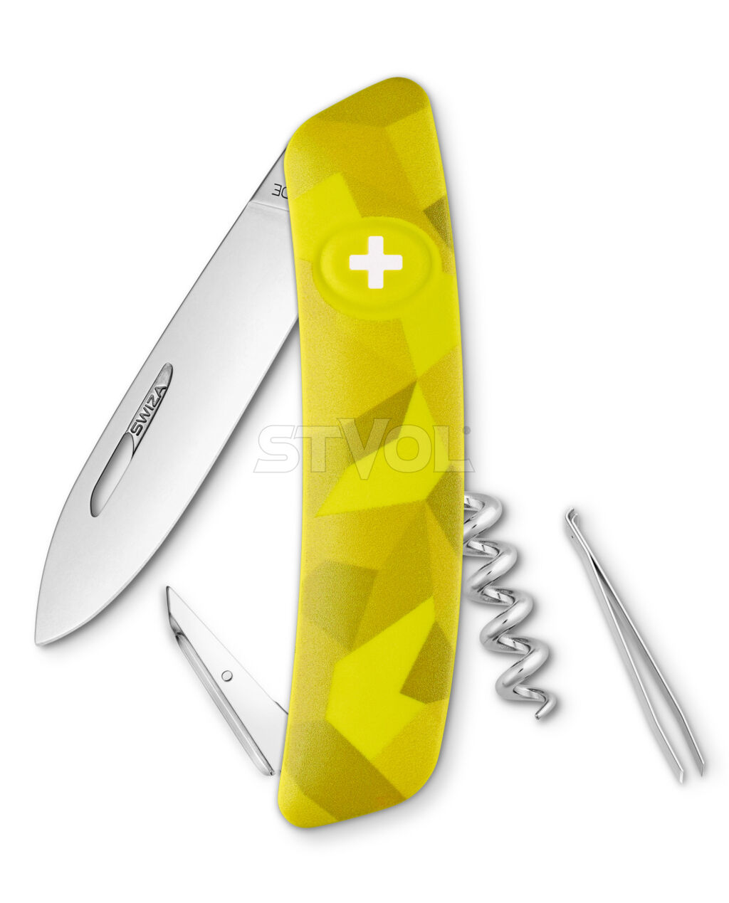 Ніж Swiza C01, жовтий velor фото
