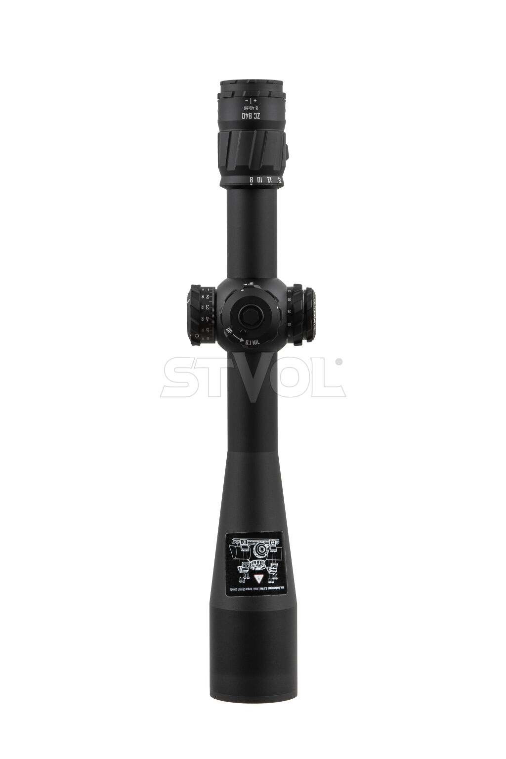 Приціл оптичний ZCO 8-40x56 (36 мм) 10MIL FFP illum. MPCT3X CCW фото 6