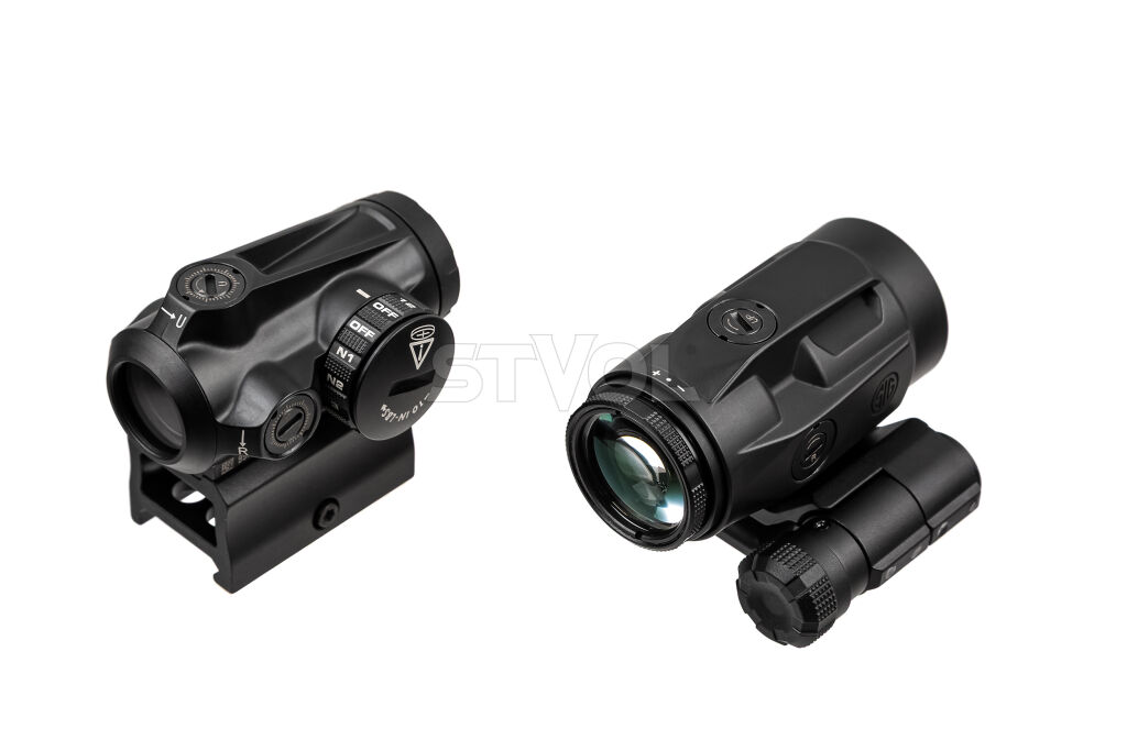Комплект Sig Optics колiматор ROMEO-MSR Gen II 2 MOA і магніфер JULIET3-MICRO 3X22MM фото 3