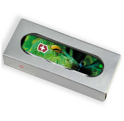 Ніж Victorinox Swiss Army Huntsman Zodiac Зелена дерев'яна змія фото 4