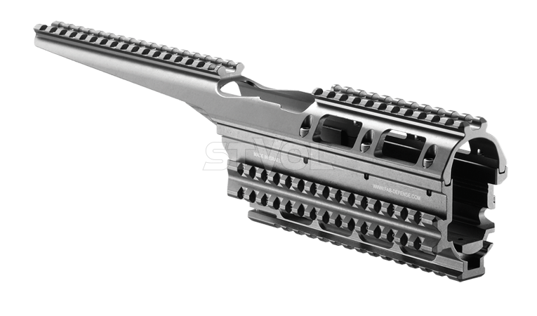Система планок FAB для AK 47/74, 5 планок, алюміній, чорна фото