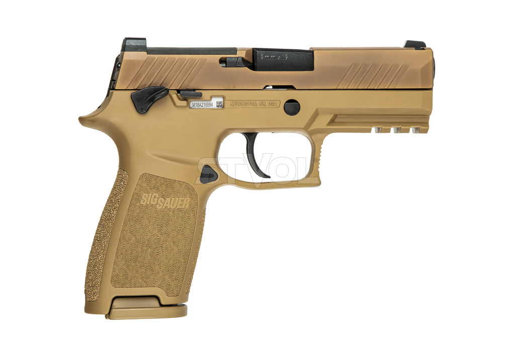 Пистолет спортивный Sig Sauer M18, 9MM, 3.9IN, COYOTE, SIGLITE, (1) 17RD (2) 21RD MAG, MANUAL SAFETY Фото 4