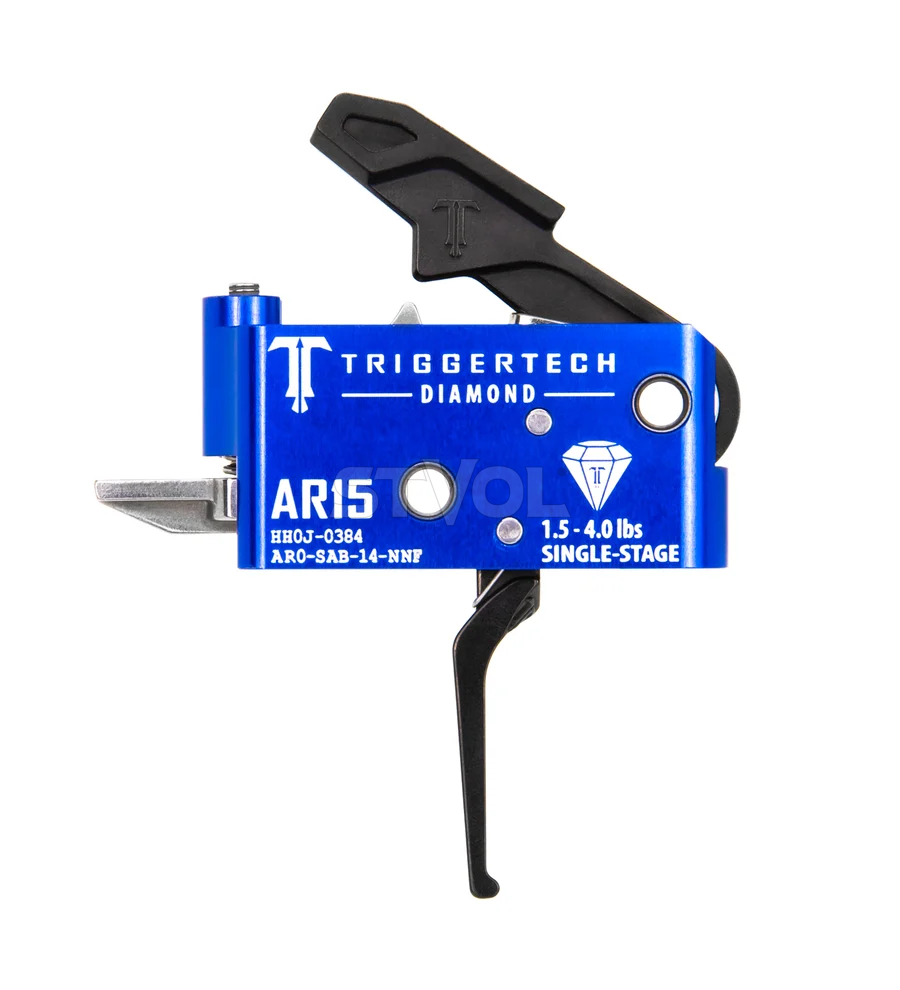 AR0-SAB-14-NNF УСМ TriggerTech AR15 Diamond Flat Single Stage Admiral Blue