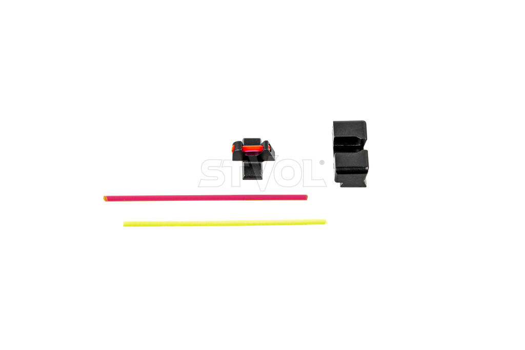 Мушка + целик Trijicon Fiber Set Red для пистолетов SIG P226, P320 и P365 9mm Фото 3