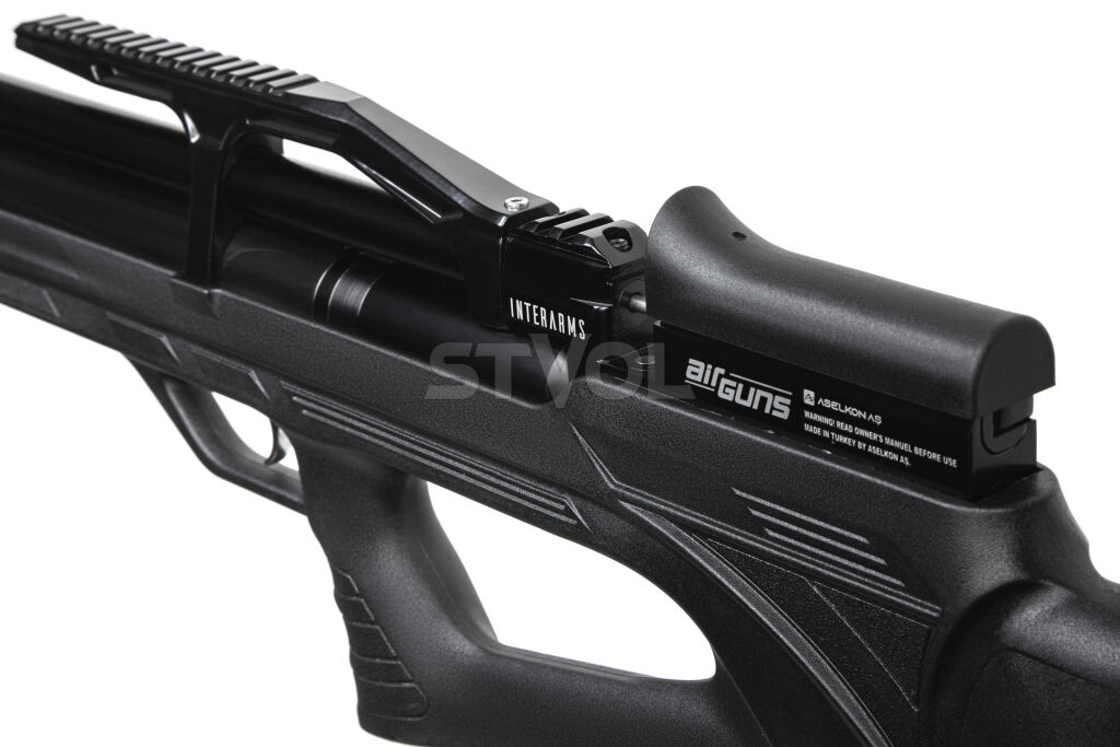 Пневматична Редукторна PCP гвинтівка  Aselkon MX10-S Black  кал. 4.5 фото 6