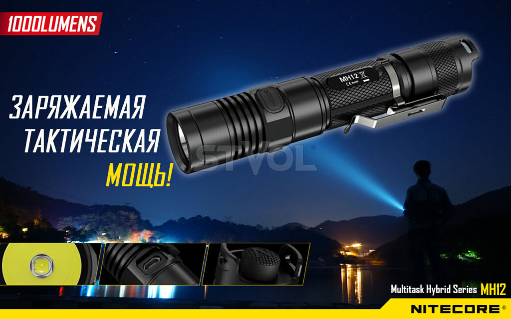 Ліхтар Nitecore MH12 фото 12