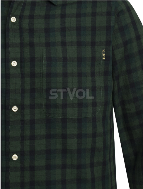 Рубашка мужская Bryggen "Beretta" (Green and Black Check) Фото 3
