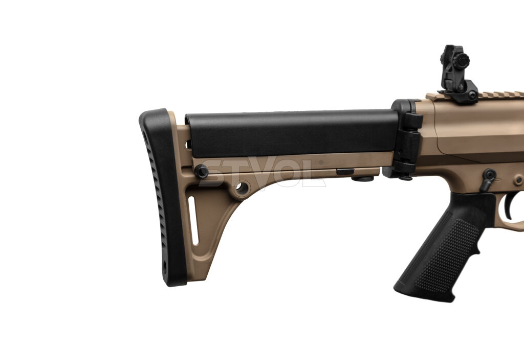 Карабін нарізний Robinson XCR-L 223REM 18,6" Gas Piston 1:7 Heavy M-Lok FDE фото 6
