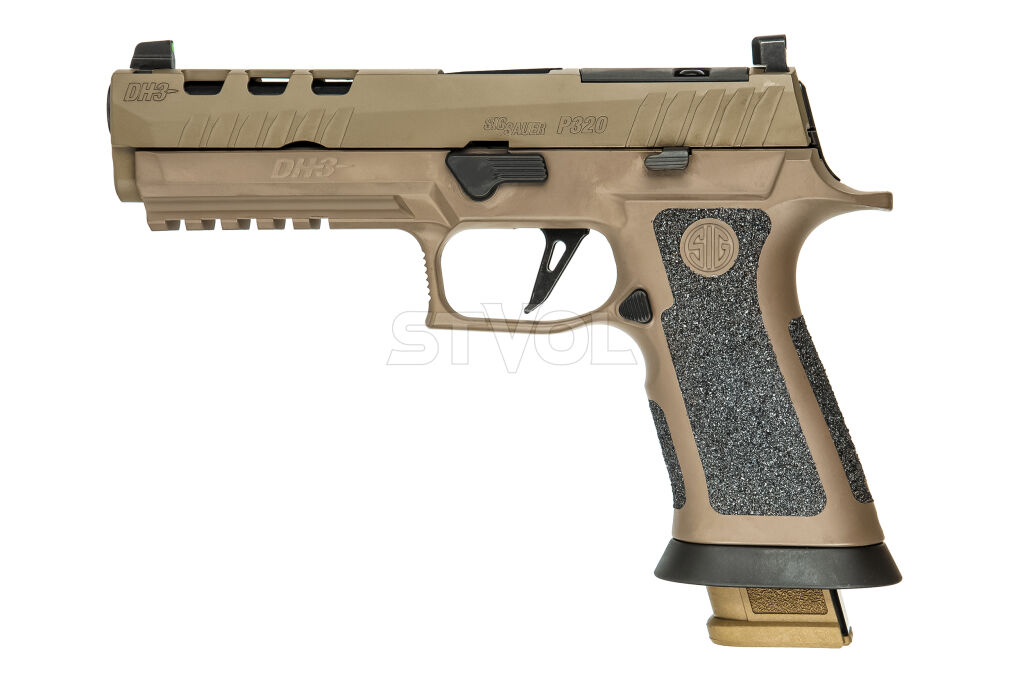 Пістолет спортивний Sig Sauer P320 9MM, 5IN, DH3, COYOTE, (3) 21RD STEEL MAG, RAIL фото
