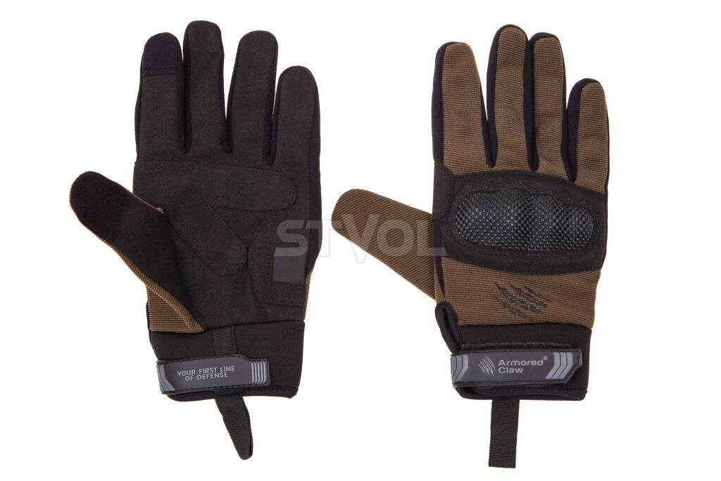 Перчатки тактические Armored Claw Shield Olive Фото 3