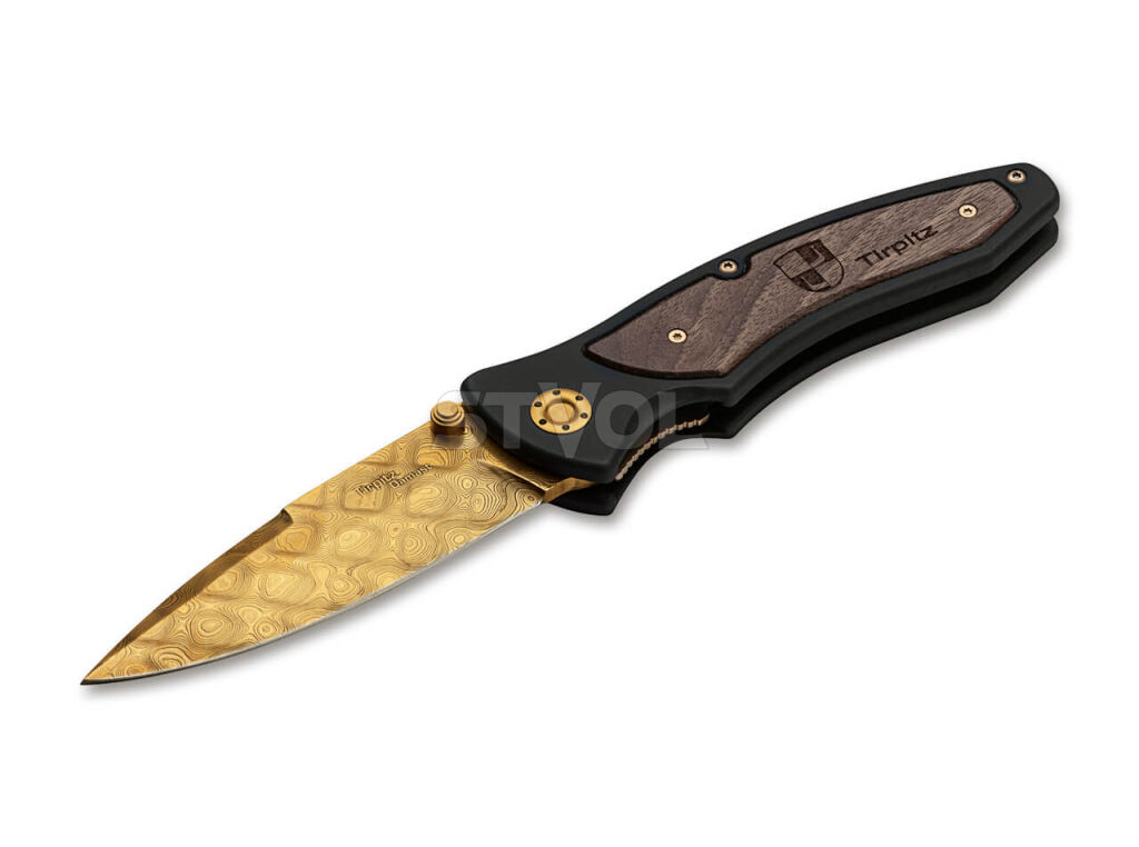 Ніж Boker "Tirpitz Damas Gold" фото