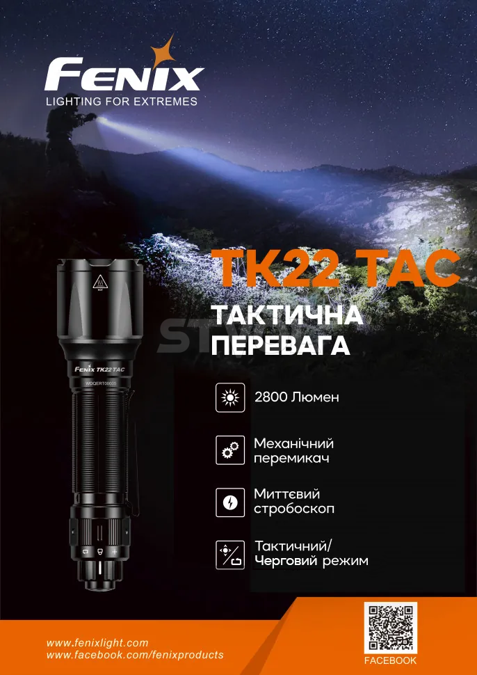TK22TAC Ліхтар ручний Fenix TK22TAC Фото 7