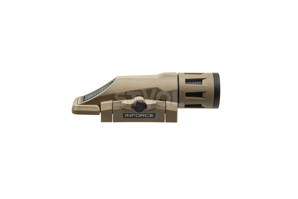Фонарик для шлема INFORCE WML, Flat Dark Earth Body, White LED Gen2 Фото 2