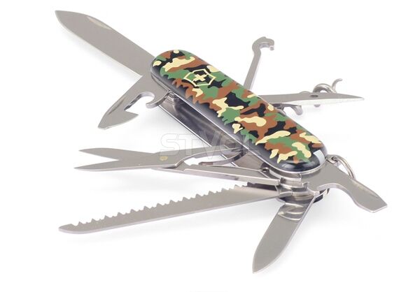 Нож Victorinox Swiss Army Huntsman "Green camouflage" Фото 4