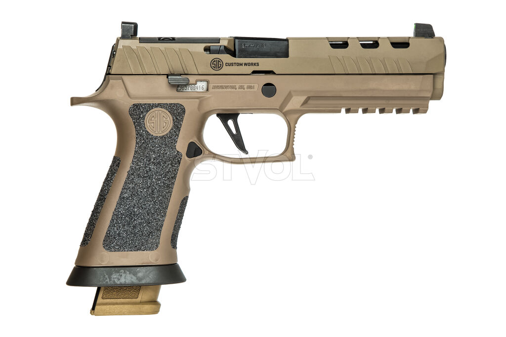 Пістолет спортивний Sig Sauer P320 9MM, 5IN, DH3, COYOTE, (3) 21RD STEEL MAG, RAIL фото 2