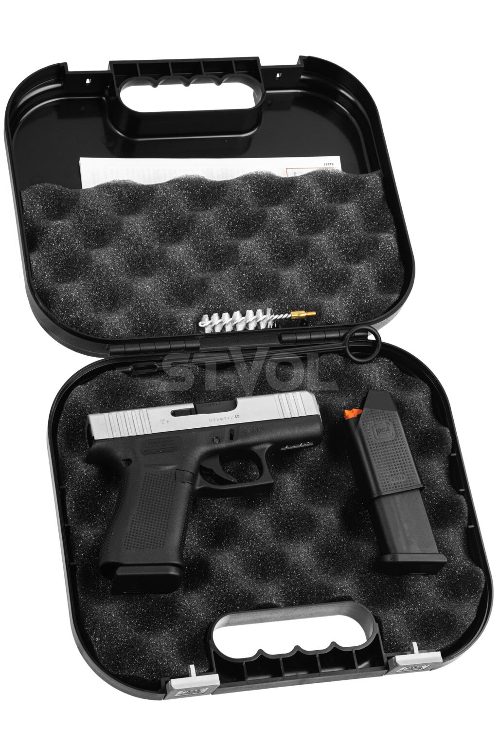Спортивный пистолет Glock 43X 9мм (9х19) SILVER Фото 7