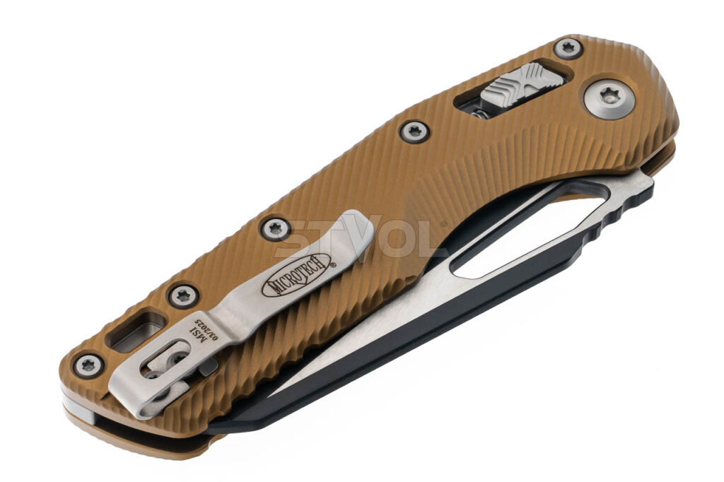 Ніж Microtech MSI SE, fluted black, алюміній, tan фото 5