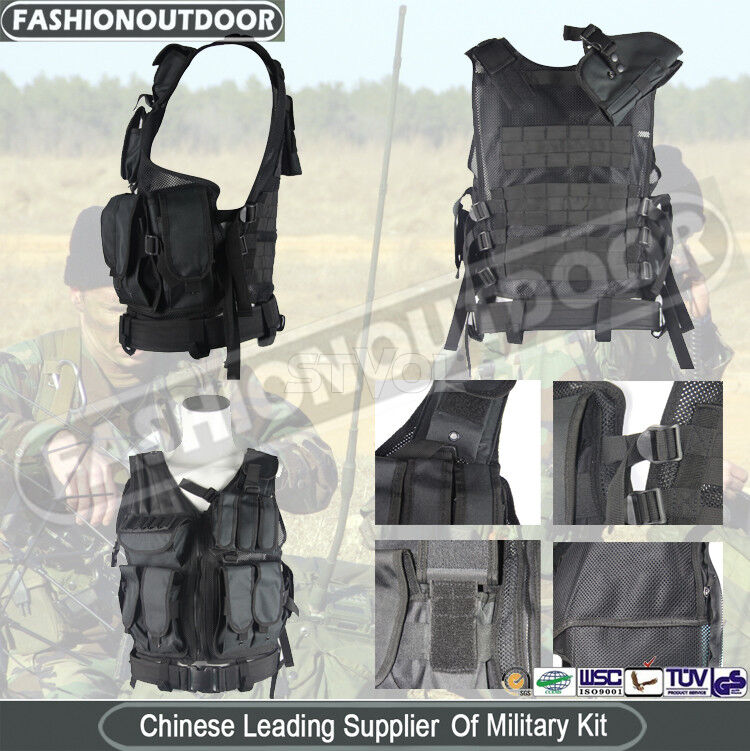 Разгрузка Fashion Outdoor Combat Vest Black Фото 3