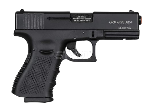Пістолет сигнальний Aksa Arms AK14 CC-01 cal.9 PAK (Glock 17 Gen 3) фото 2