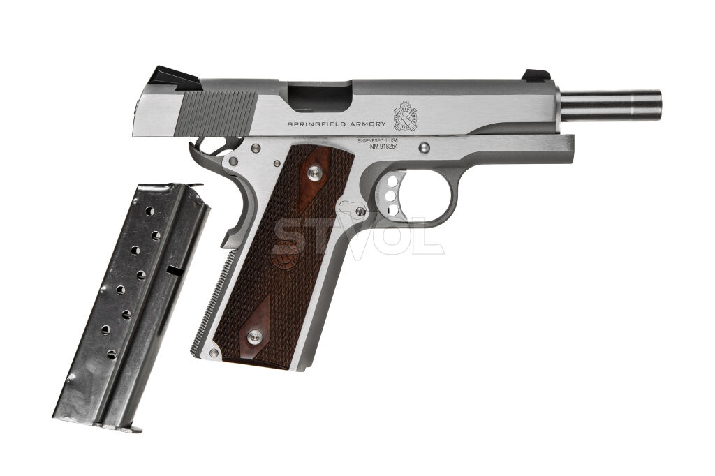 Пістолет спортивний Springfield 1911 Garrison 9mm 5" Stainless фото 9