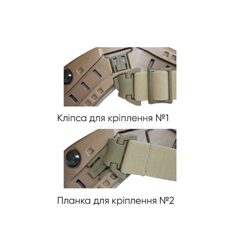 Ремешки Wiley X для окулярів SP29RAST SPEAR RAS - ARC Rail Tan Rail Attachment System фото 2