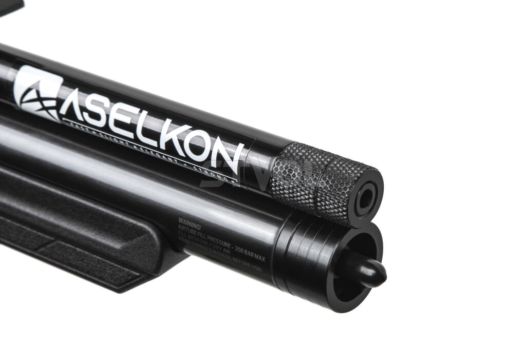 Пневматична Редукторна PCP гвинтівка  Aselkon MX10-S Black  кал. 4.5 фото 5
