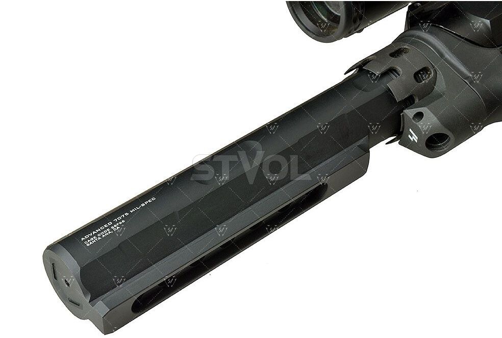Покращена труба приклада SI для AR15/AR10 Carbine (чорна) фото 3
